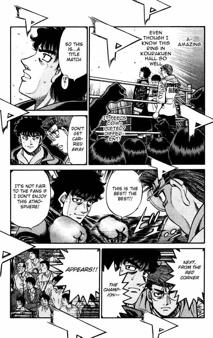 Hajime No Ippo - Chapter 581 : The Challenger S Excitement