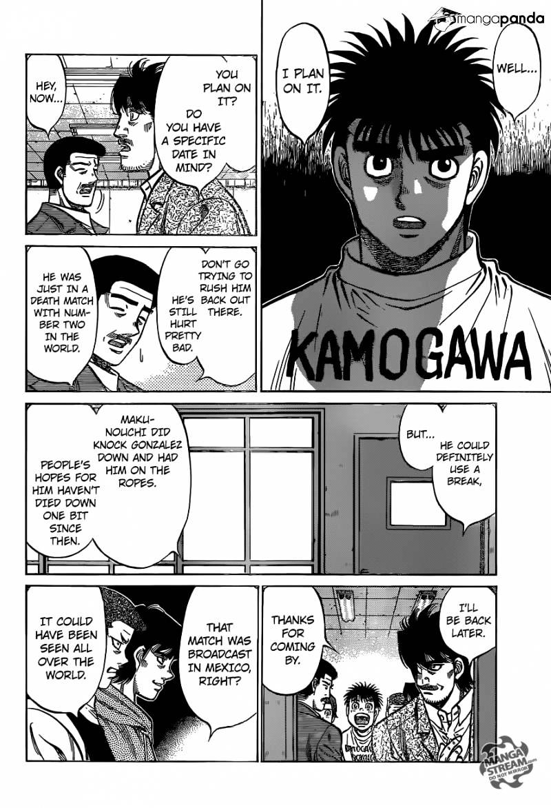 Hajime No Ippo - Chapter 1133 : The Prodigy S Fists