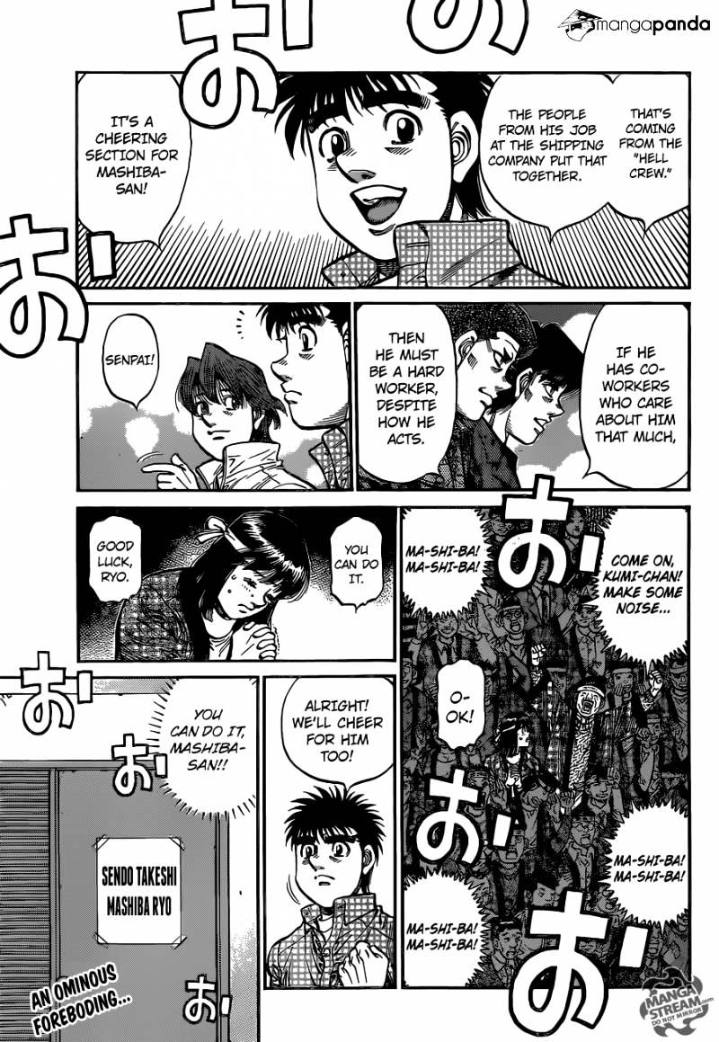 Hajime No Ippo - Chapter 1081 : A Tiger And A Grim Reaper Share A Room