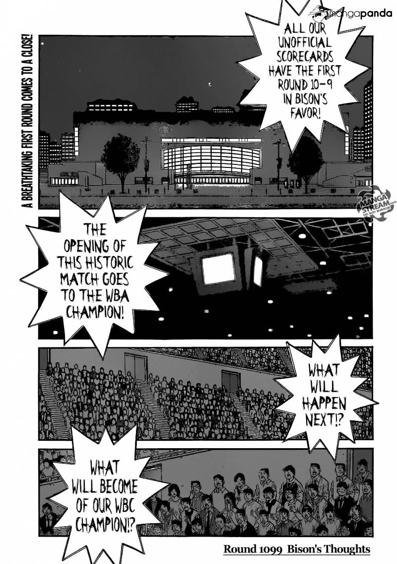 Hajime No Ippo - Chapter 1099 : Bison S Thoughts