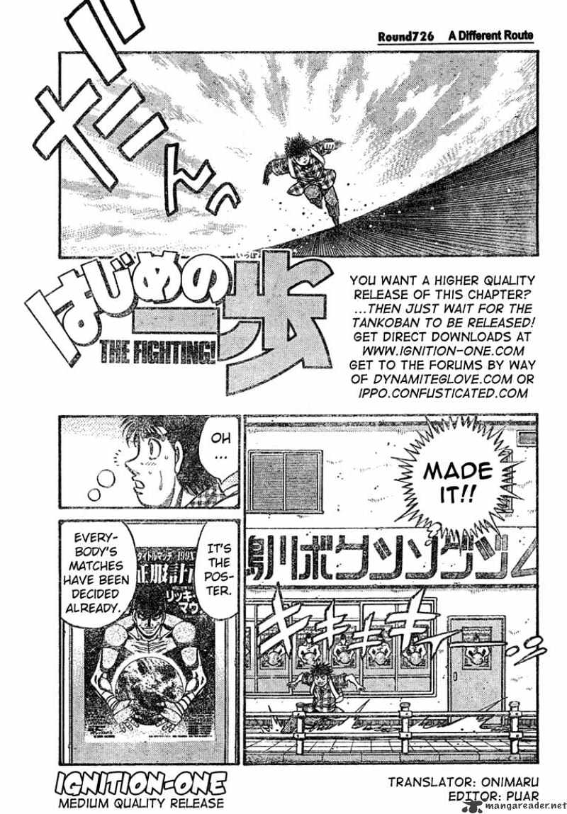 Hajime No Ippo - Chapter 726