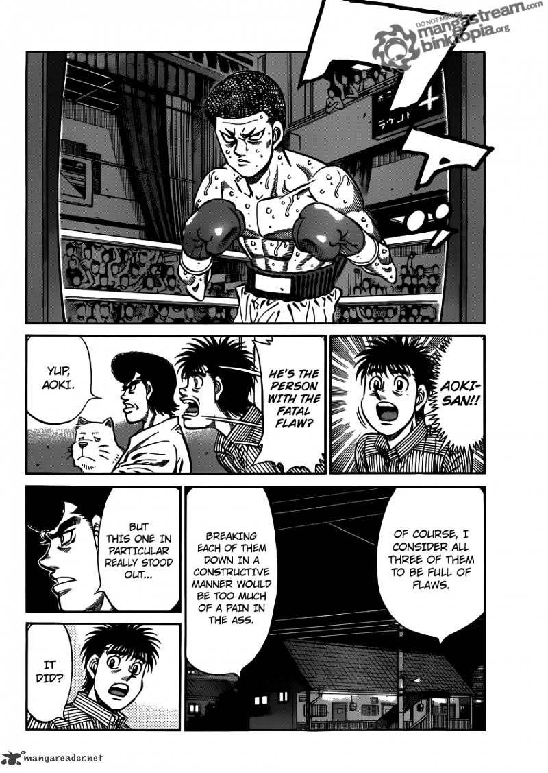 Hajime No Ippo - Chapter 949 : The Reason He Gets Hit