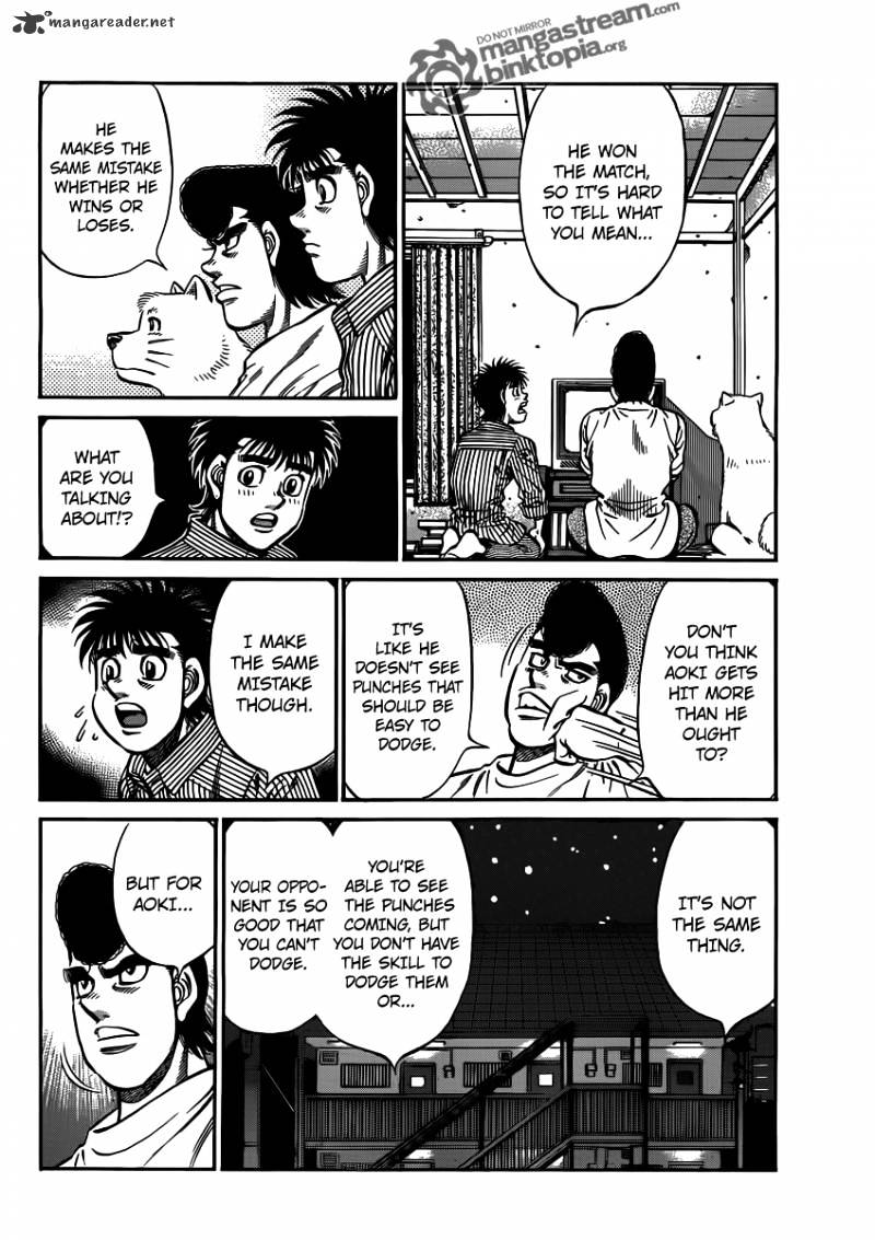 Hajime No Ippo - Chapter 949 : The Reason He Gets Hit