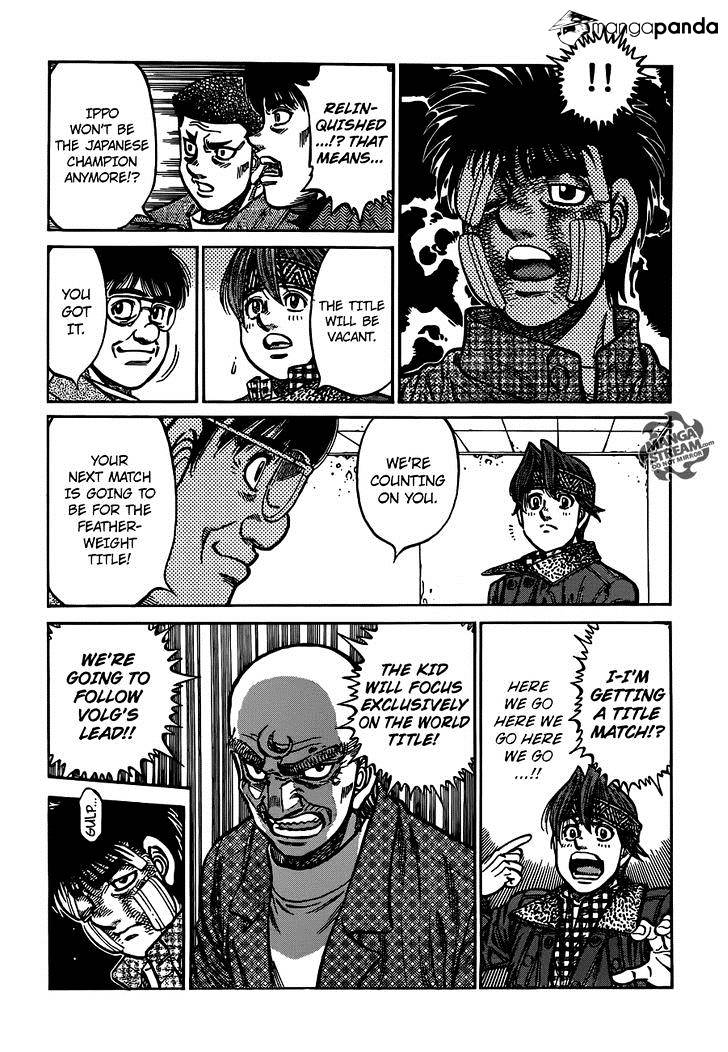 Hajime No Ippo - Chapter 1009 : Before Taking On The World