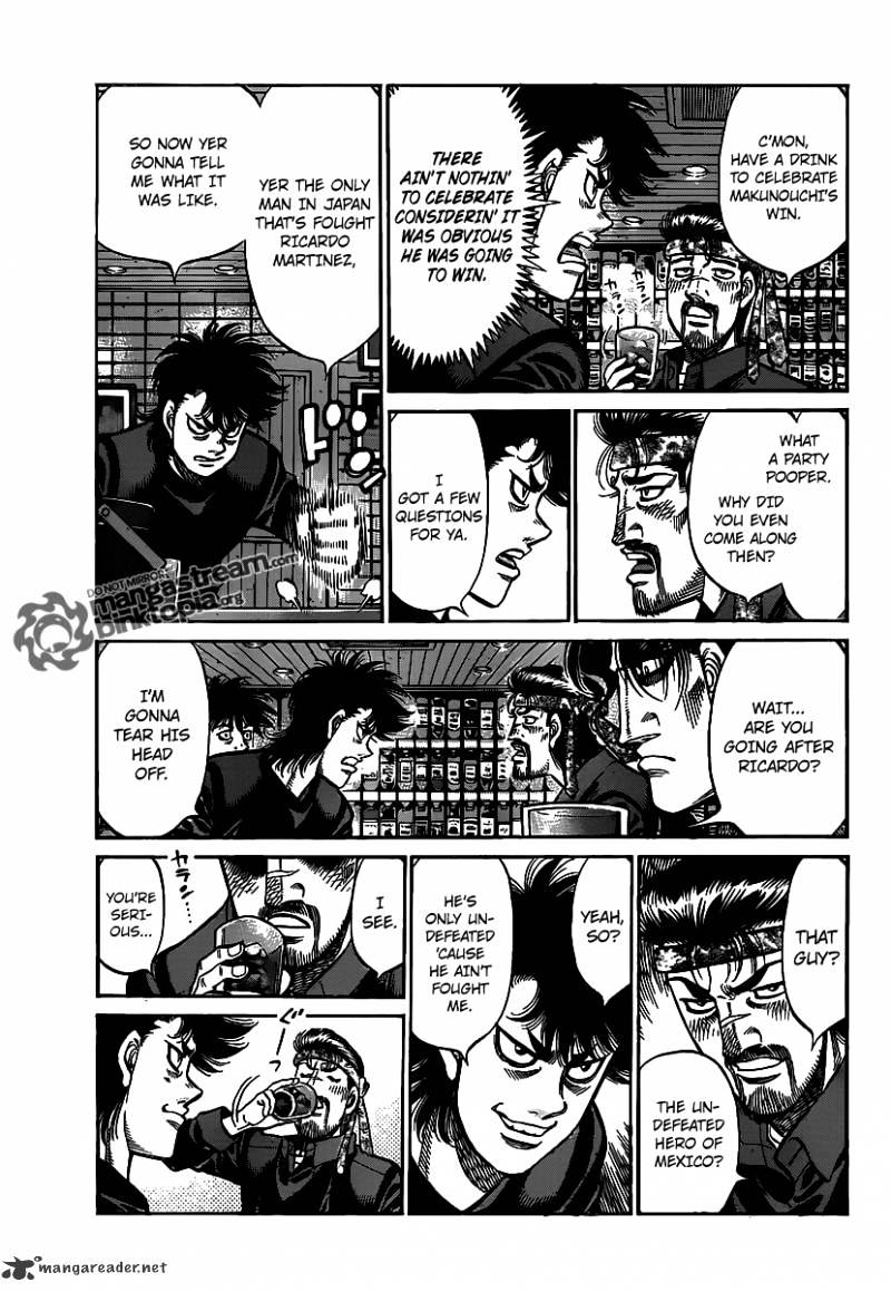 Hajime No Ippo - Chapter 943 : A Dream Match In A Bar