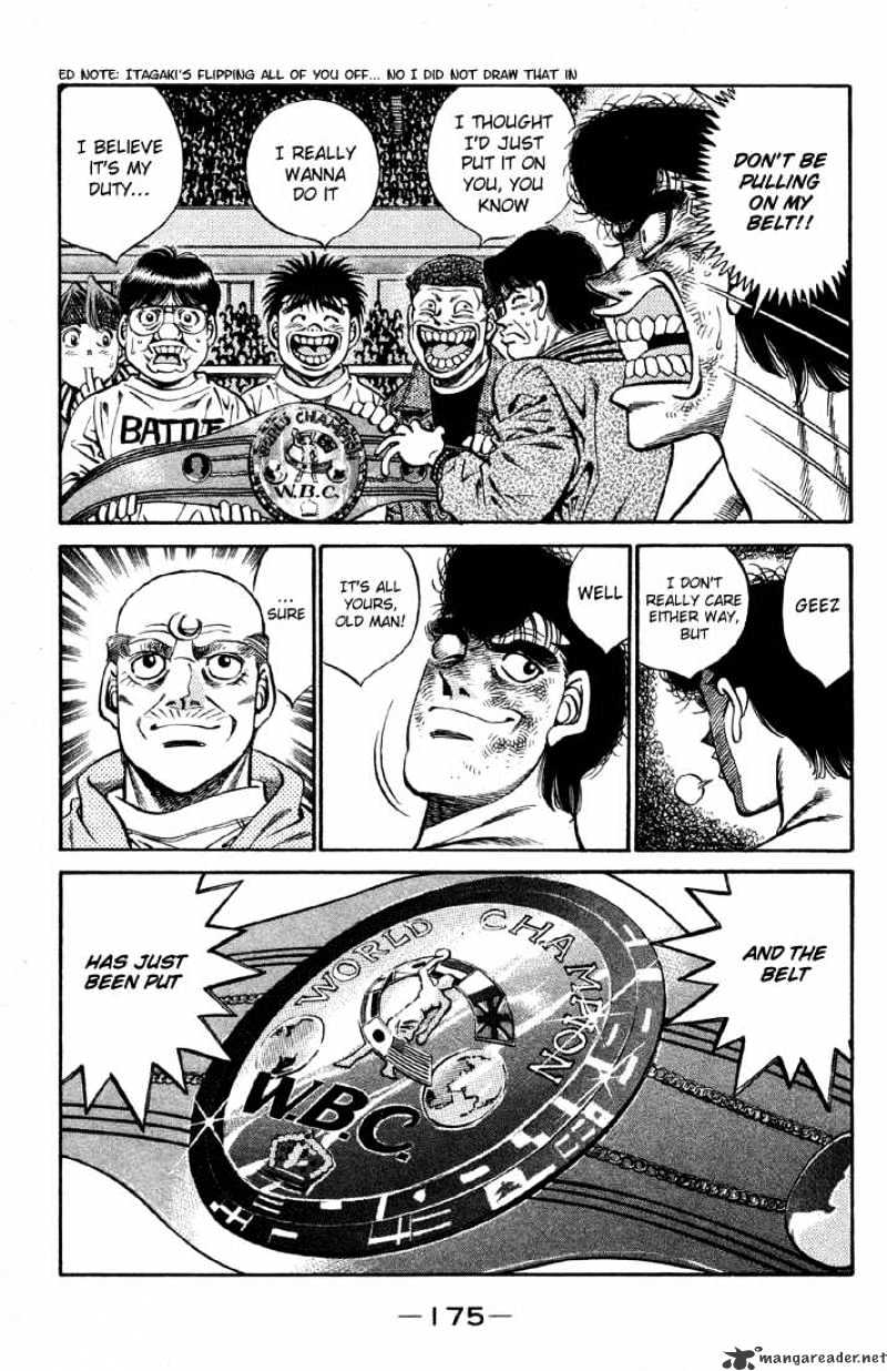 Hajime No Ippo - Chapter 397 : My Coronation