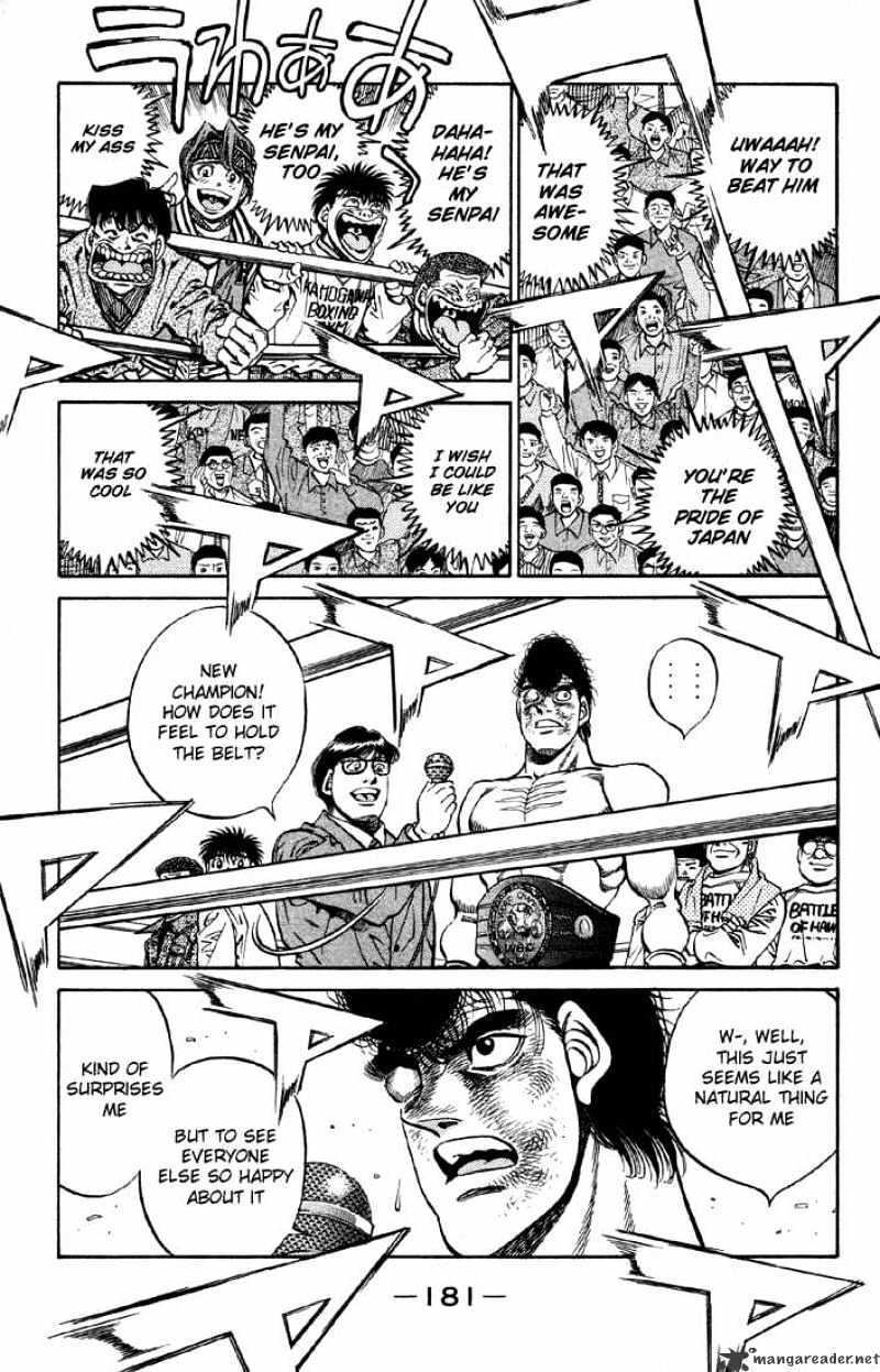 Hajime No Ippo - Chapter 397 : My Coronation