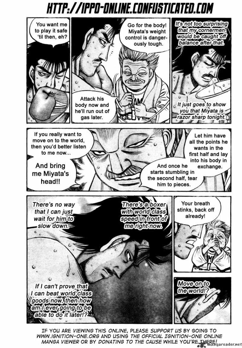 Hajime No Ippo - Chapter 824 : The Unstoppable Punch