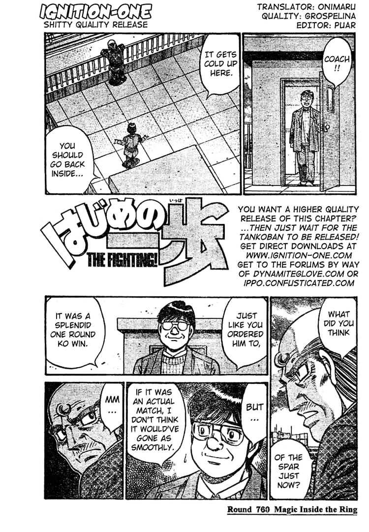 Hajime No Ippo - Chapter 760 : Magic Inside The Ring