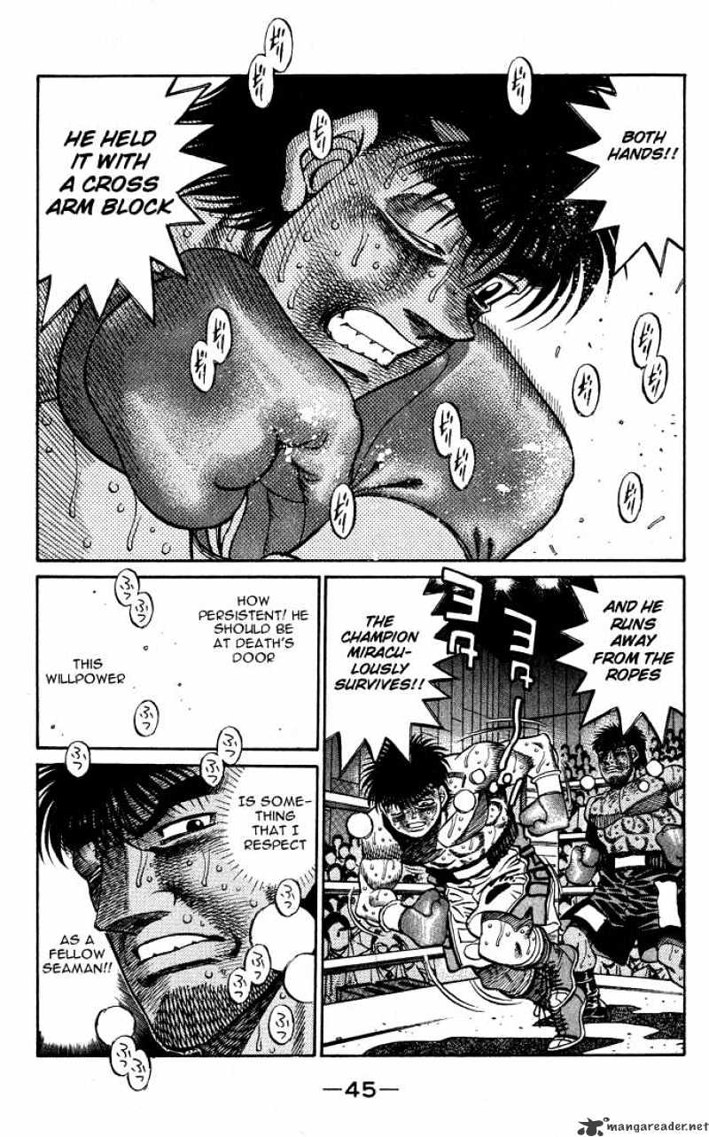 Hajime No Ippo - Chapter 436 : Unconscious Pursuit