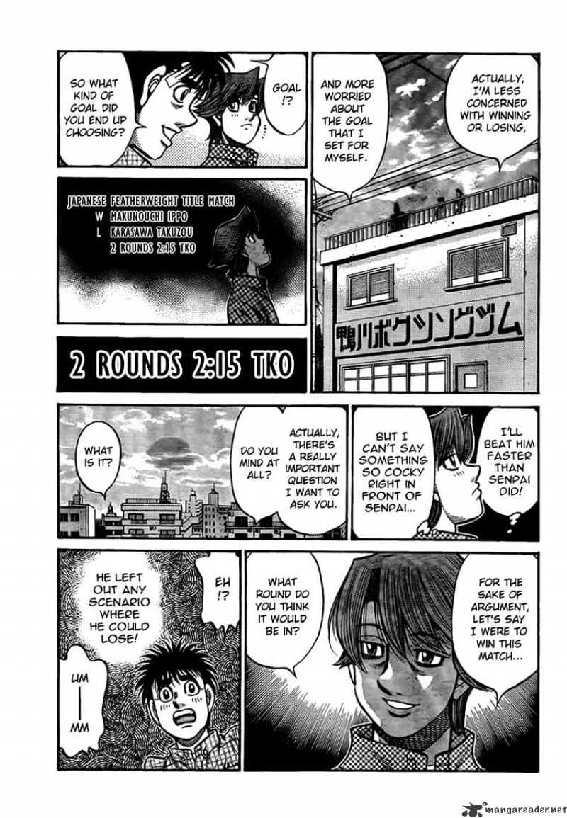 Hajime No Ippo - Chapter 899 : The Goal:makunouchi Ippo