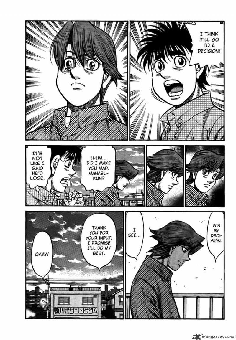 Hajime No Ippo - Chapter 899 : The Goal:makunouchi Ippo