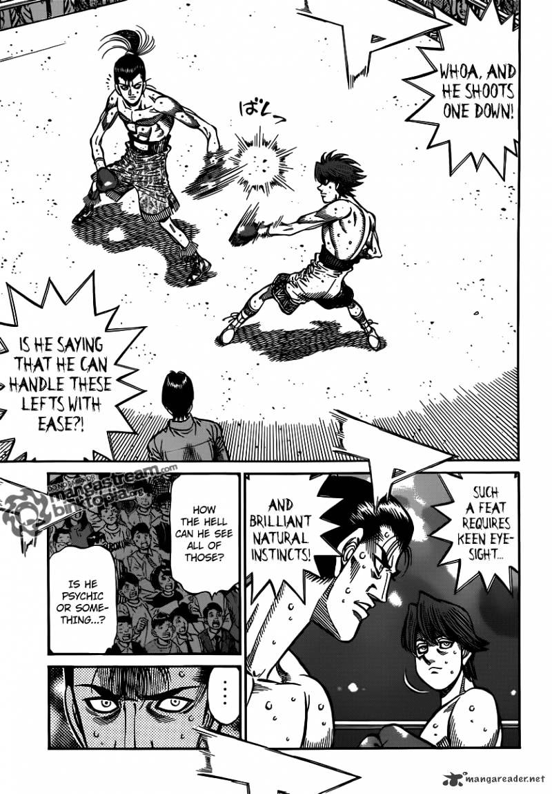 Hajime No Ippo - Chapter 956 : A Barrage Of High Speed Flickers