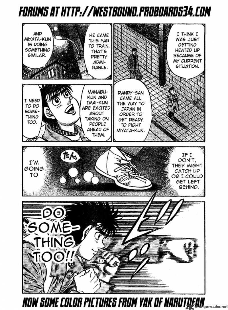 Hajime No Ippo - Chapter 801 : Right And Left