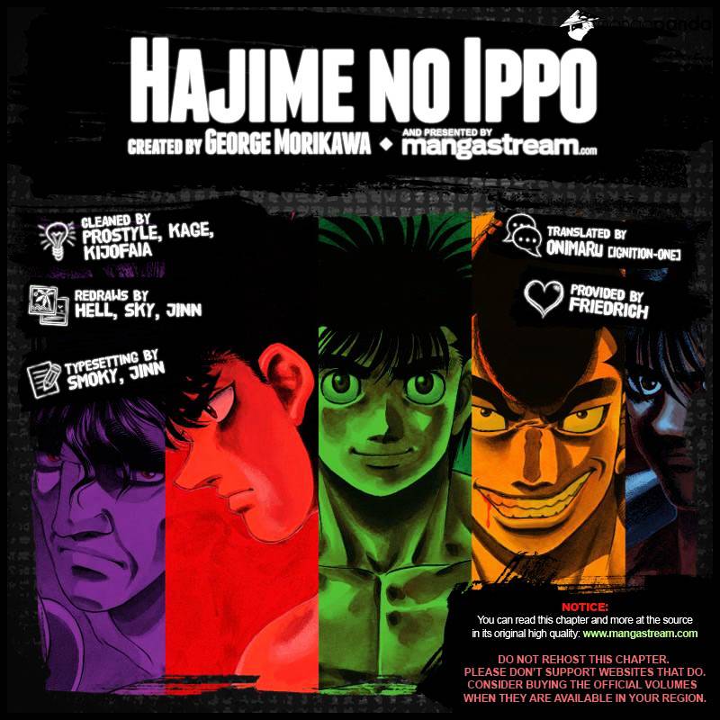 Hajime No Ippo - Chapter 1035 : Impressions After First Contact