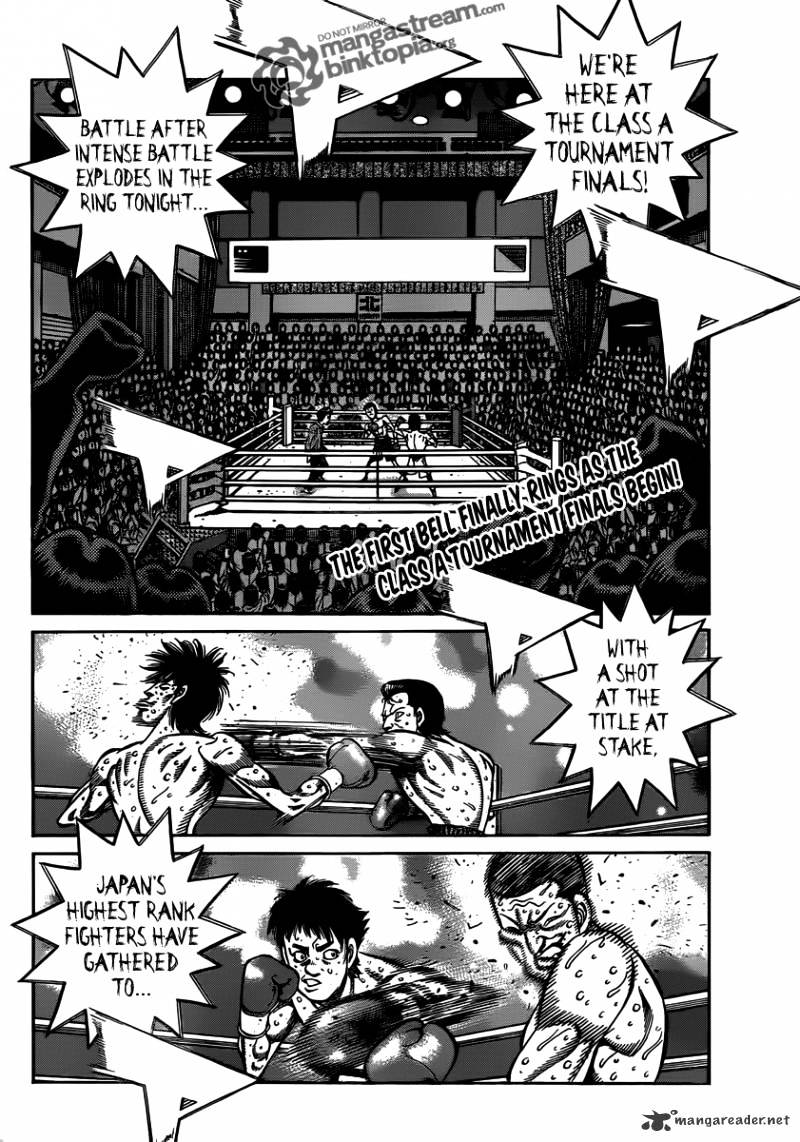 Hajime No Ippo - Chapter 953 : The Itagaki Family S Cheering Method