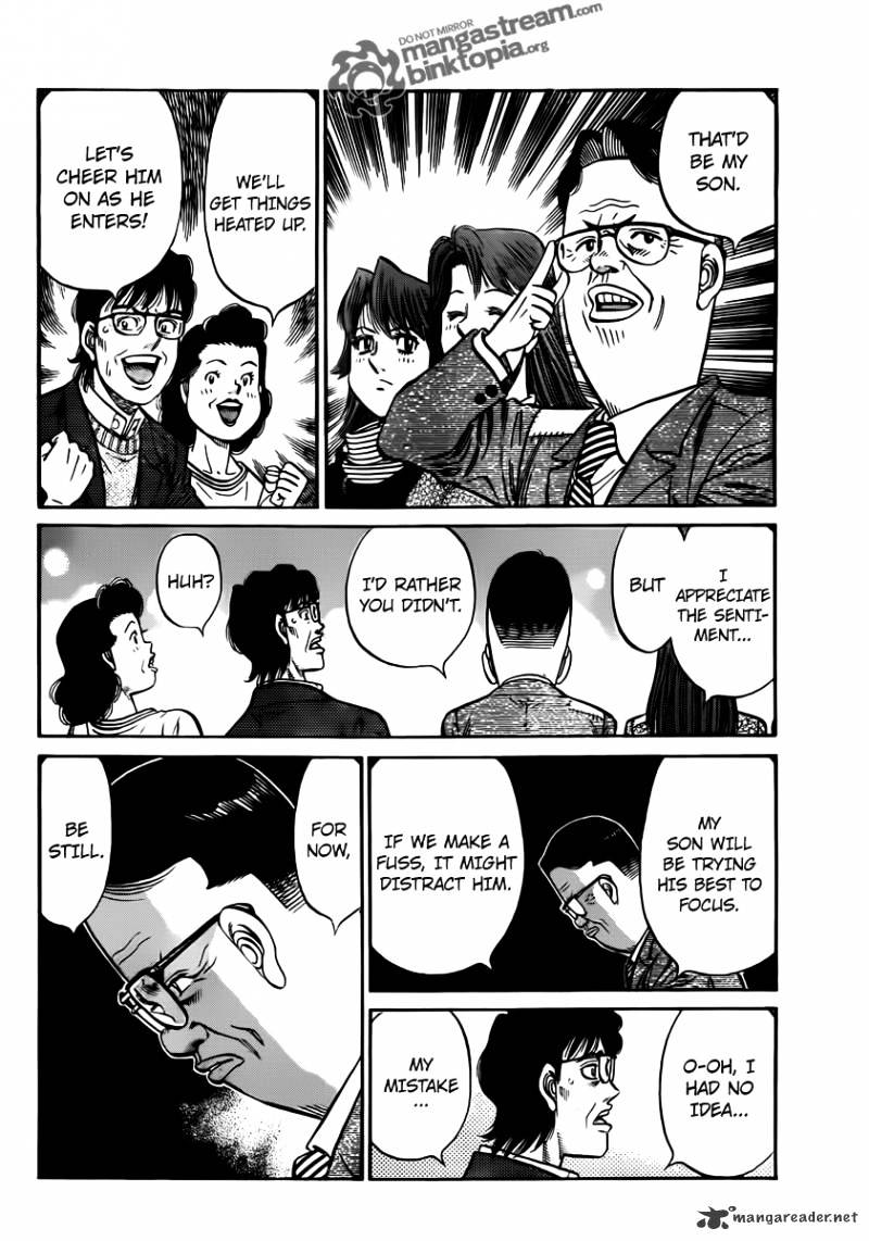 Hajime No Ippo - Chapter 953 : The Itagaki Family S Cheering Method