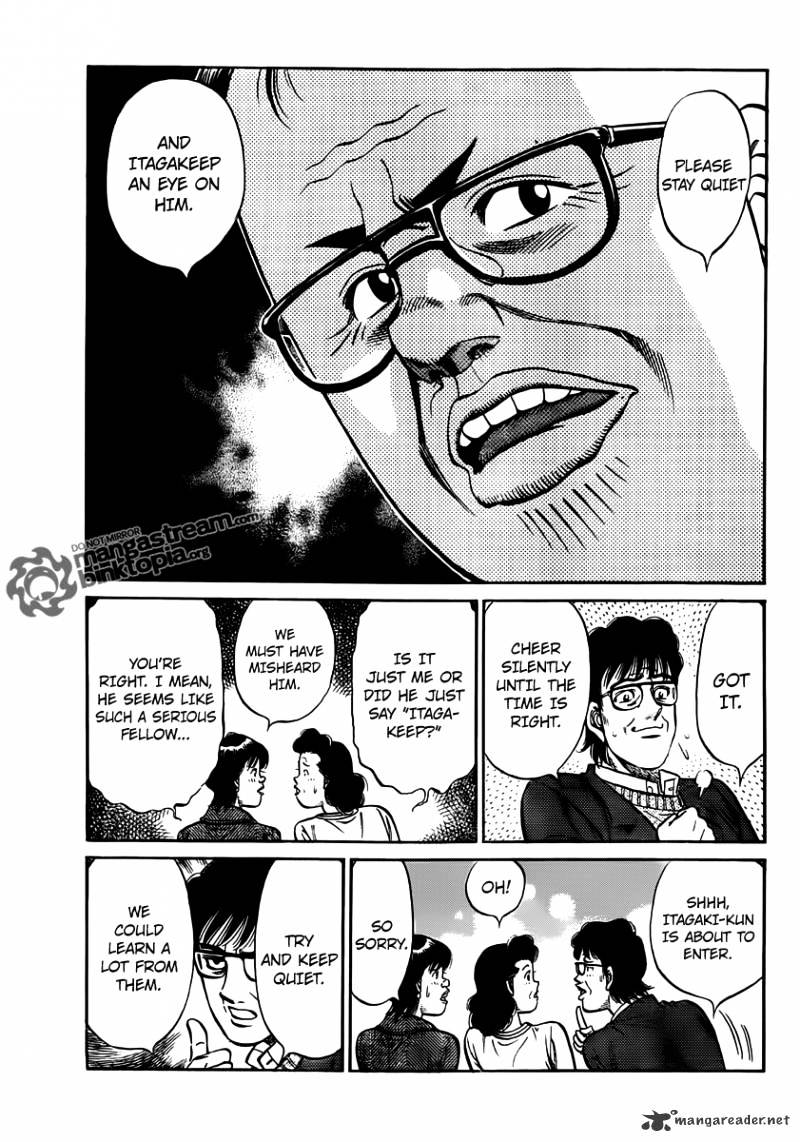 Hajime No Ippo - Chapter 953 : The Itagaki Family S Cheering Method