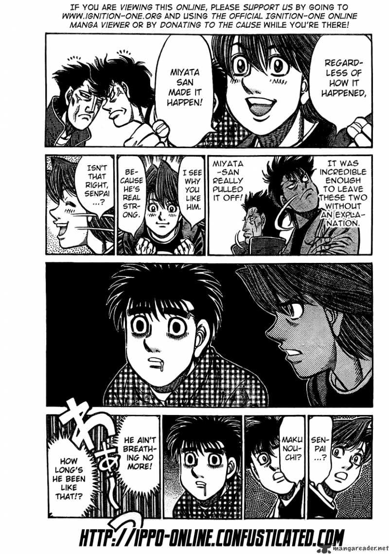 Hajime No Ippo - Chapter 847 : Opposite Outcome