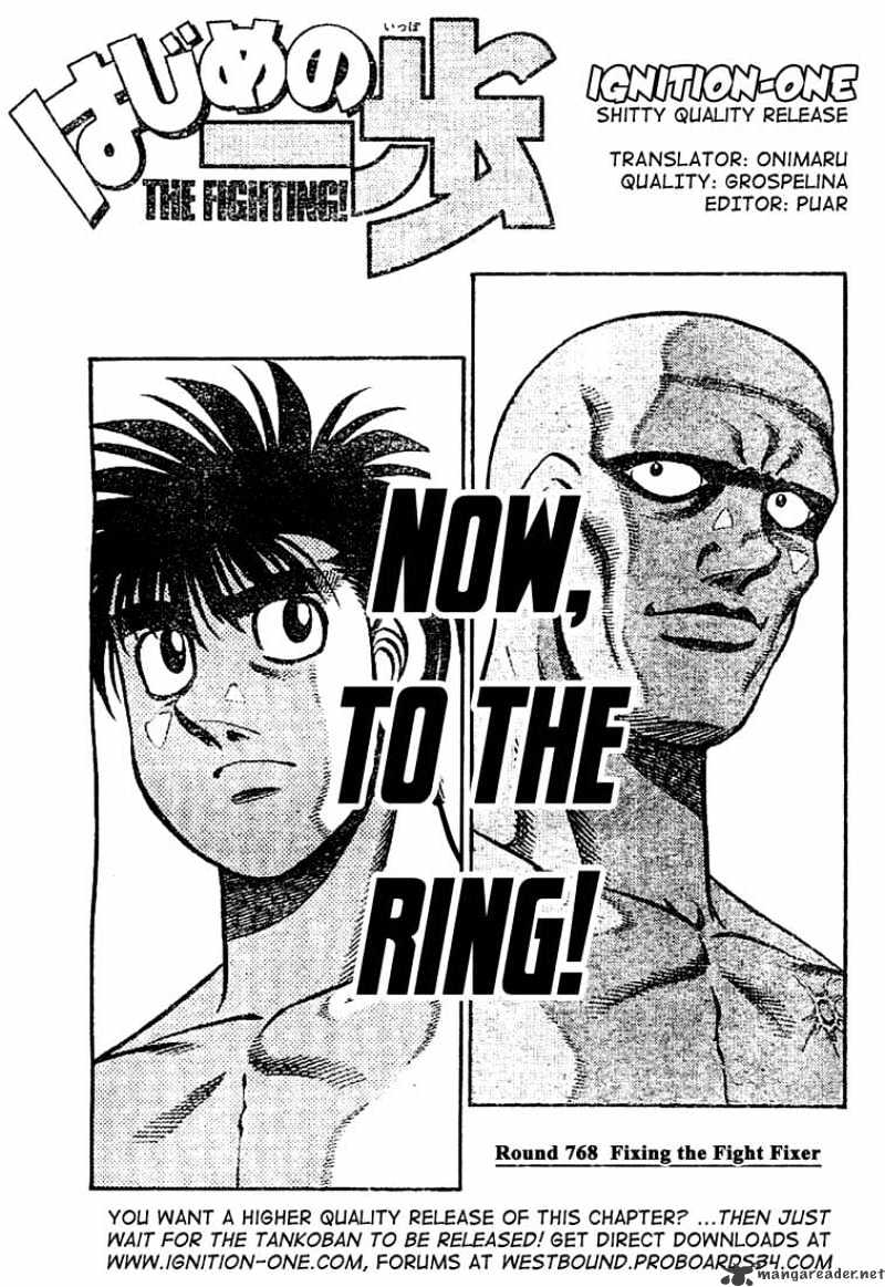 Hajime No Ippo - Chapter 768 : Fixed Fights