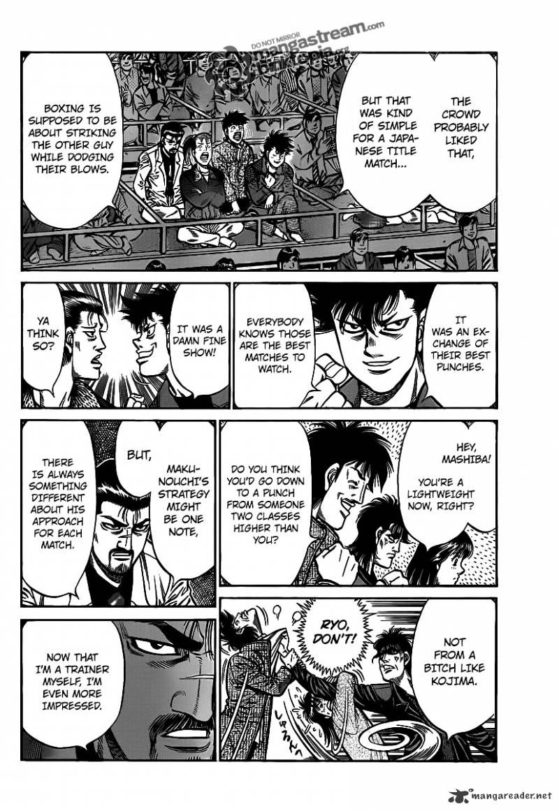 Hajime No Ippo - Chapter 940 : The Featherweight Card Is Full