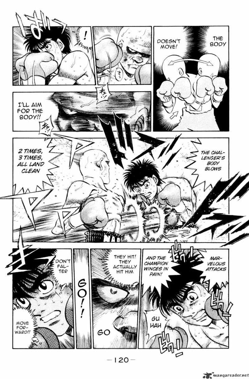 Hajime No Ippo - Chapter 349 : Irritated Combination