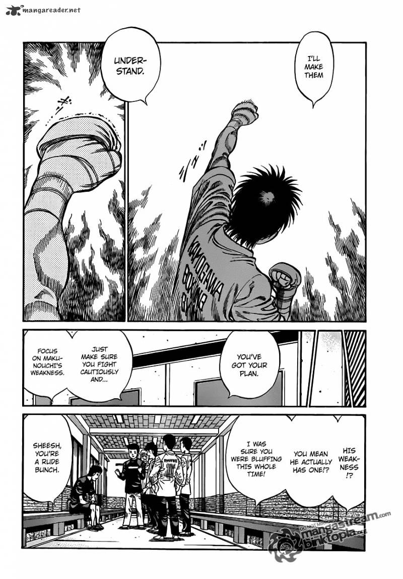 Hajime No Ippo - Chapter 930 : The Bell S About To Ring