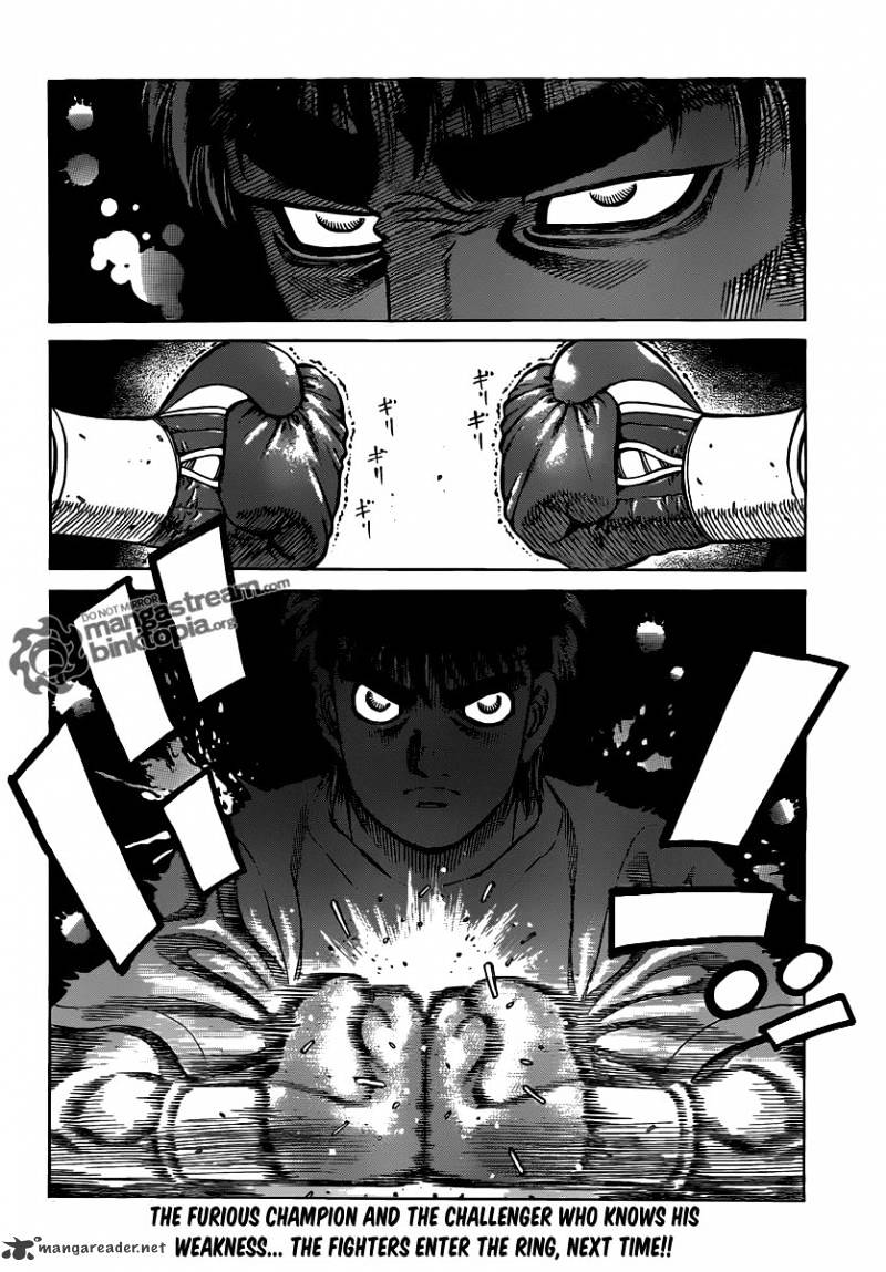 Hajime No Ippo - Chapter 930 : The Bell S About To Ring