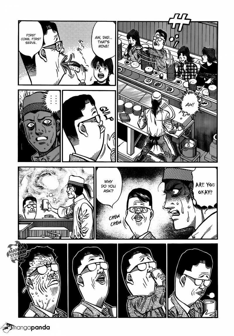 Hajime No Ippo - Chapter 980 : At The Sushi Belt Restaurant