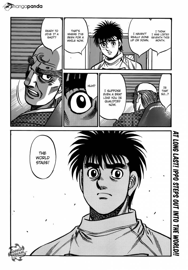 Hajime No Ippo - Chapter 980 : At The Sushi Belt Restaurant