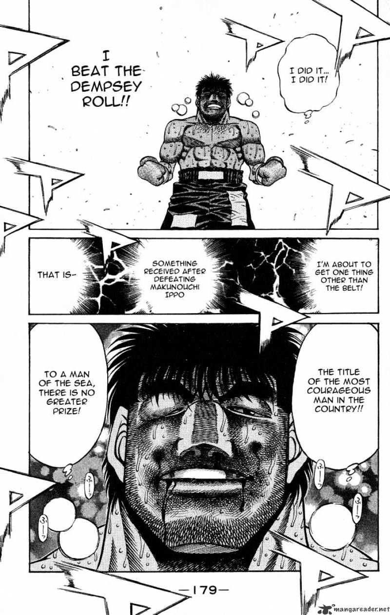 Hajime No Ippo - Chapter 433 : Rotation, Ended