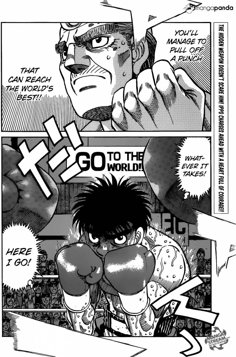 Hajime No Ippo - Chapter 1042 : How To Deal With The Second Arrow