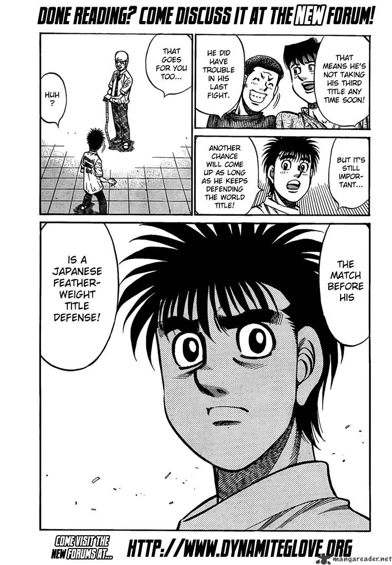 Hajime No Ippo - Chapter 915 : Forecast Rain Of Blood