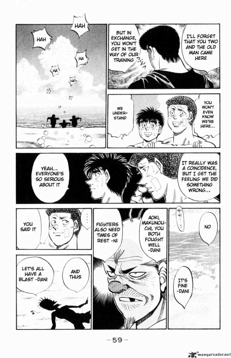 Hajime No Ippo - Chapter 355 : Encounter At The Beach