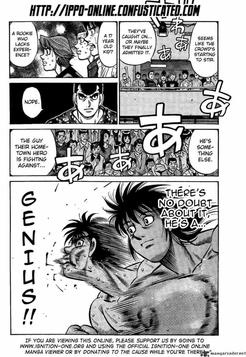 Hajime No Ippo - Chapter 875 : Unquestionable Genius