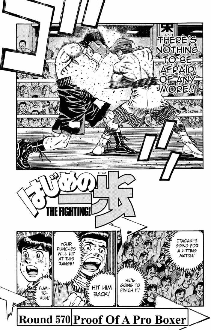 Hajime No Ippo - Chapter 570 : Proof Of A Pro Boxer