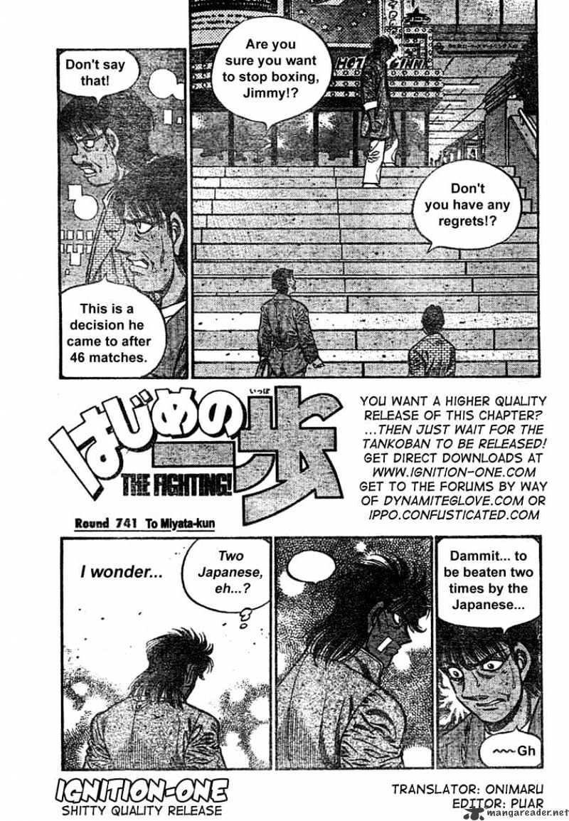 Hajime No Ippo - Chapter 741