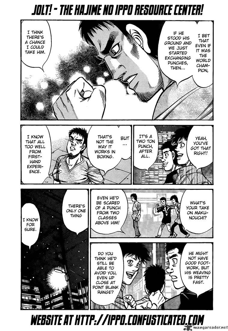 Hajime No Ippo - Chapter 916 : A Conspicuous Challanger