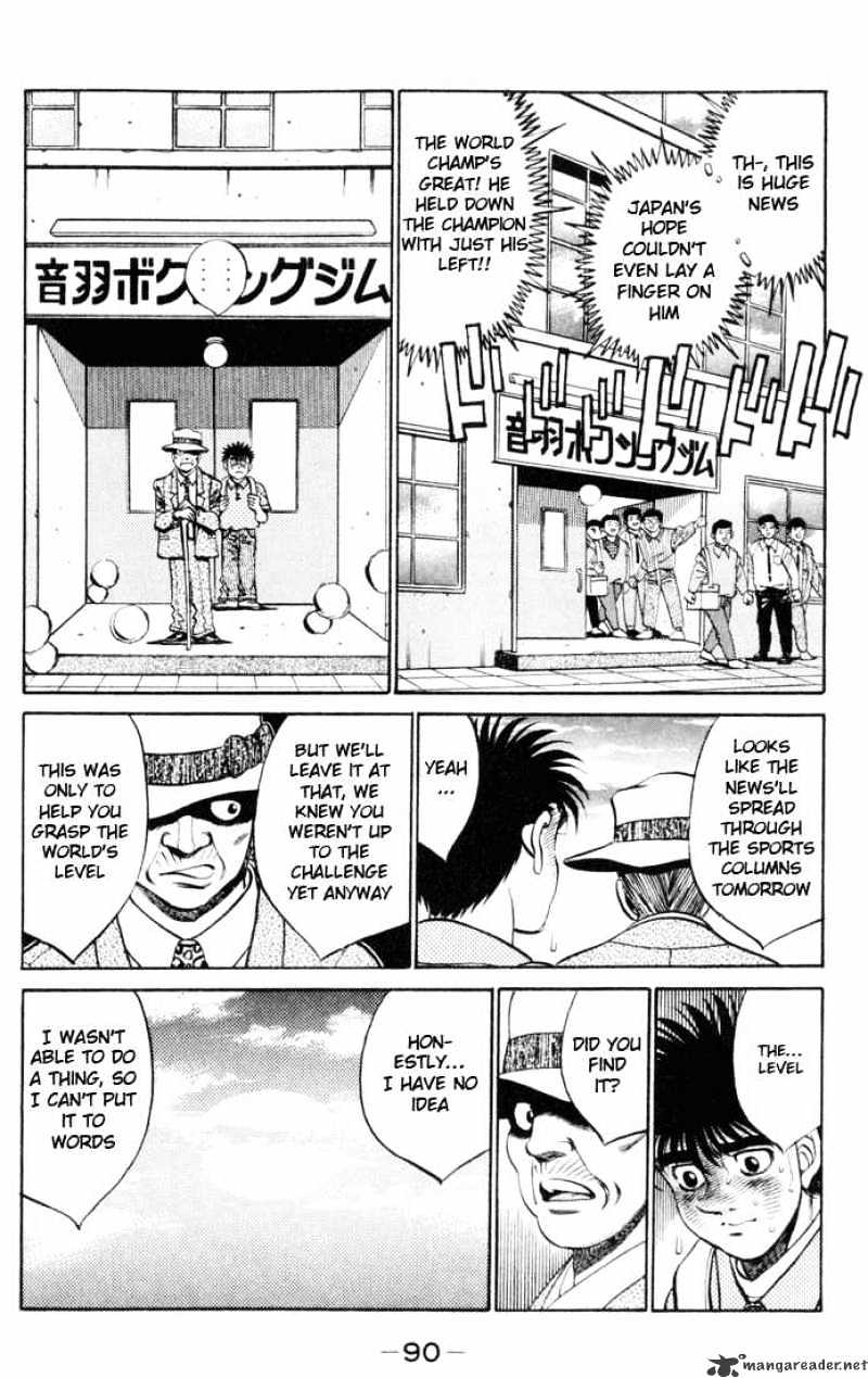 Hajime No Ippo - Chapter 329 : Unreachable Summit