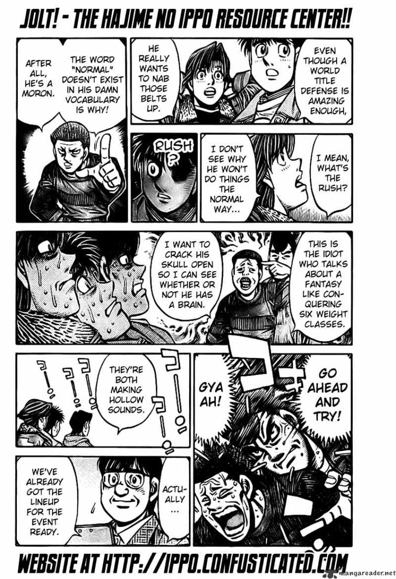 Hajime No Ippo - Chapter 803 : The Main Event And The Main Event