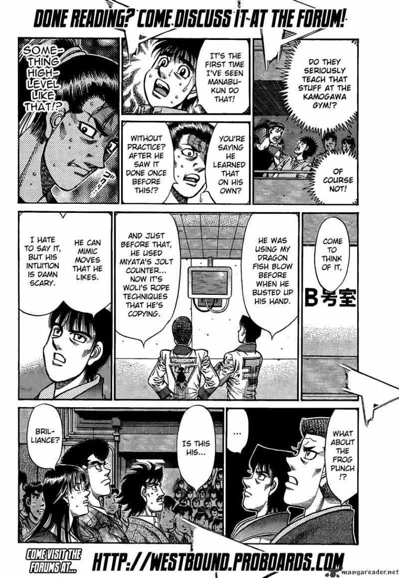 Hajime No Ippo - Chapter 909 : Itagaki`s Turn