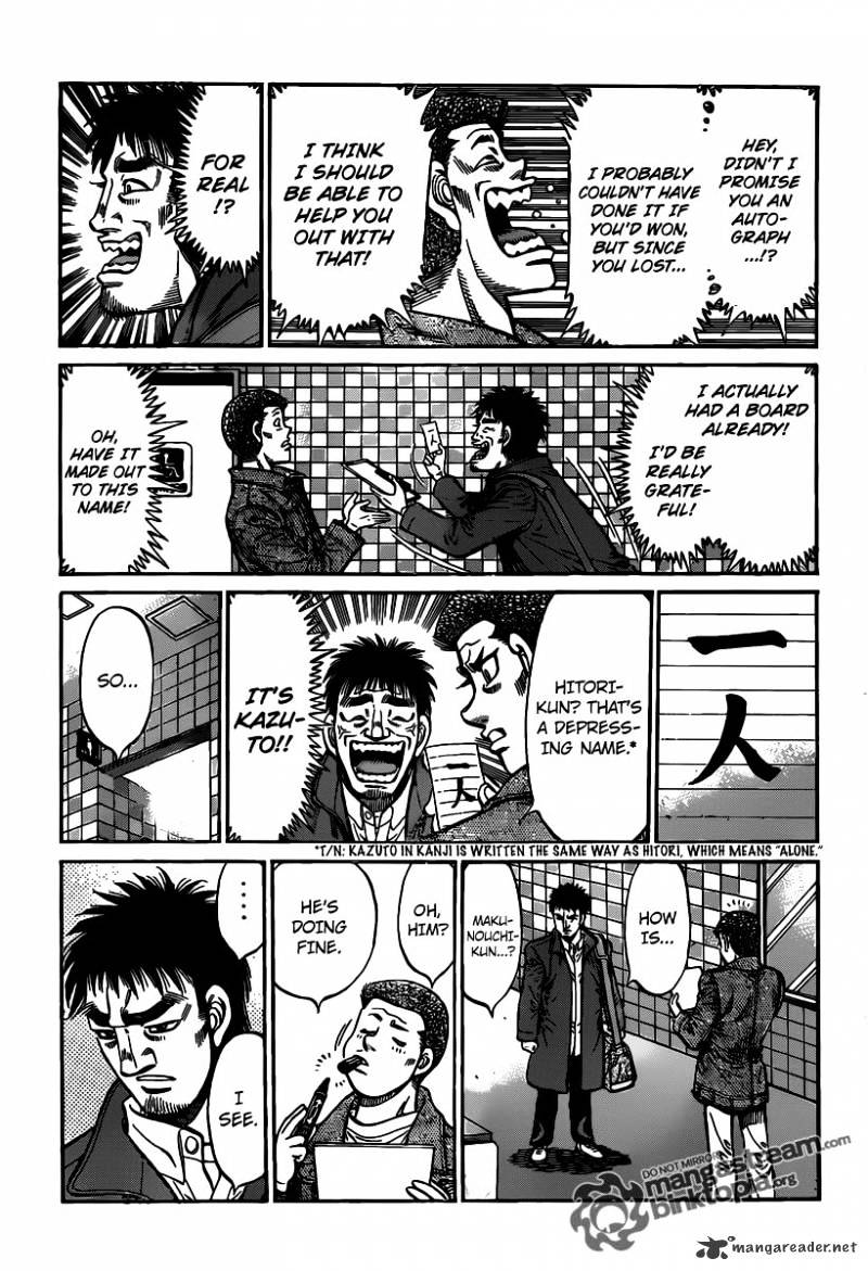 Hajime No Ippo - Chapter 941 : A Missed Promise