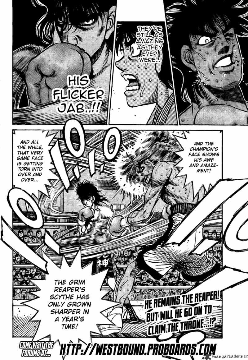 Hajime No Ippo - Chapter 853 : The Grim Reaper Returns