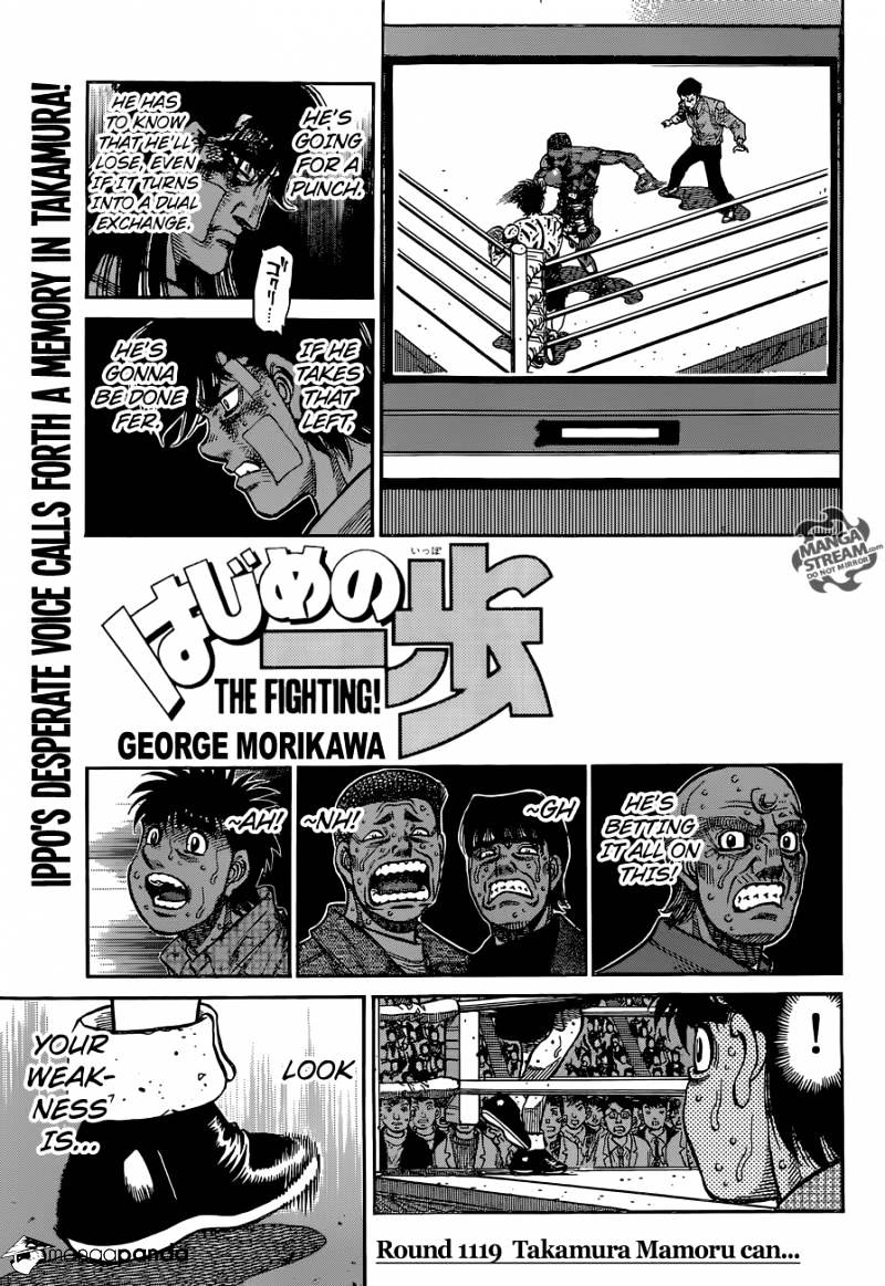 Hajime No Ippo - Chapter 1119 : Takamura Mamoru Can....