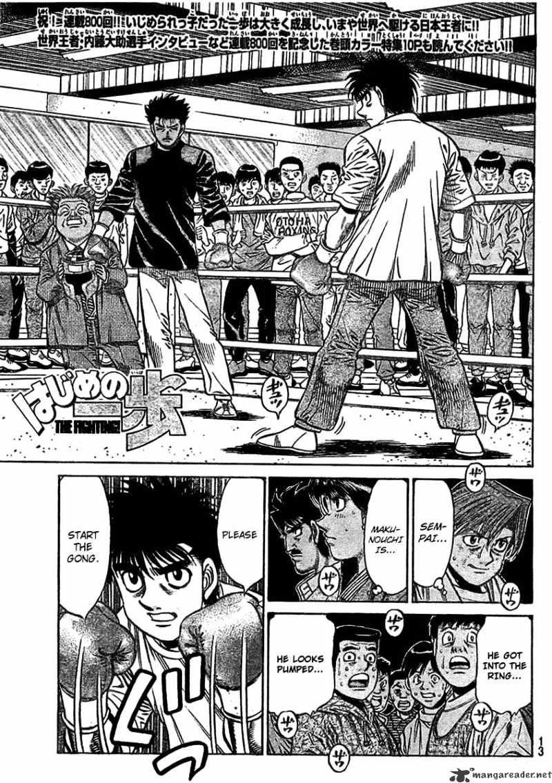 Hajime No Ippo - Chapter 800 : That Man Is Ippo Makunouchi