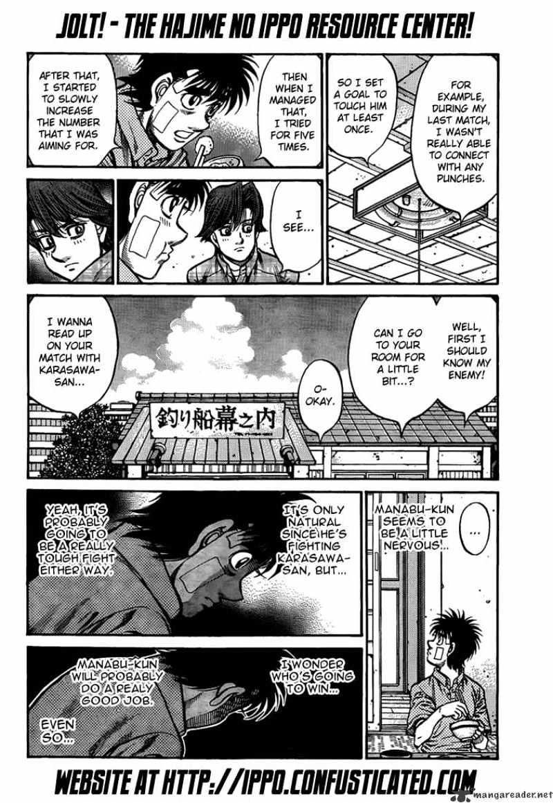 Hajime No Ippo - Chapter 898 : Goal For The Class A Tournament