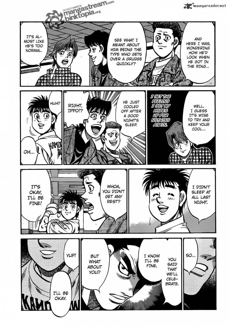 Hajime No Ippo - Chapter 929 : Strange Atmosphere