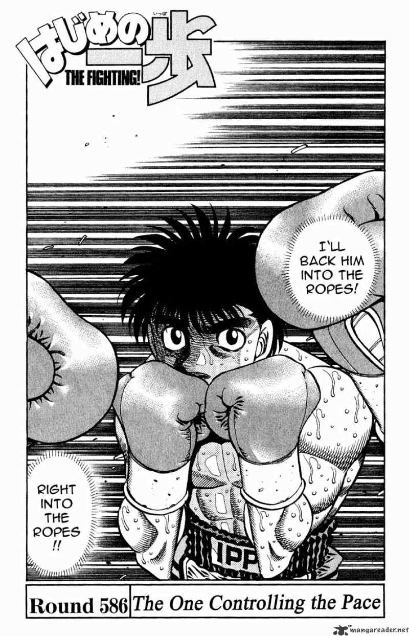 Hajime No Ippo - Chapter 586 : The One Controlling The Match