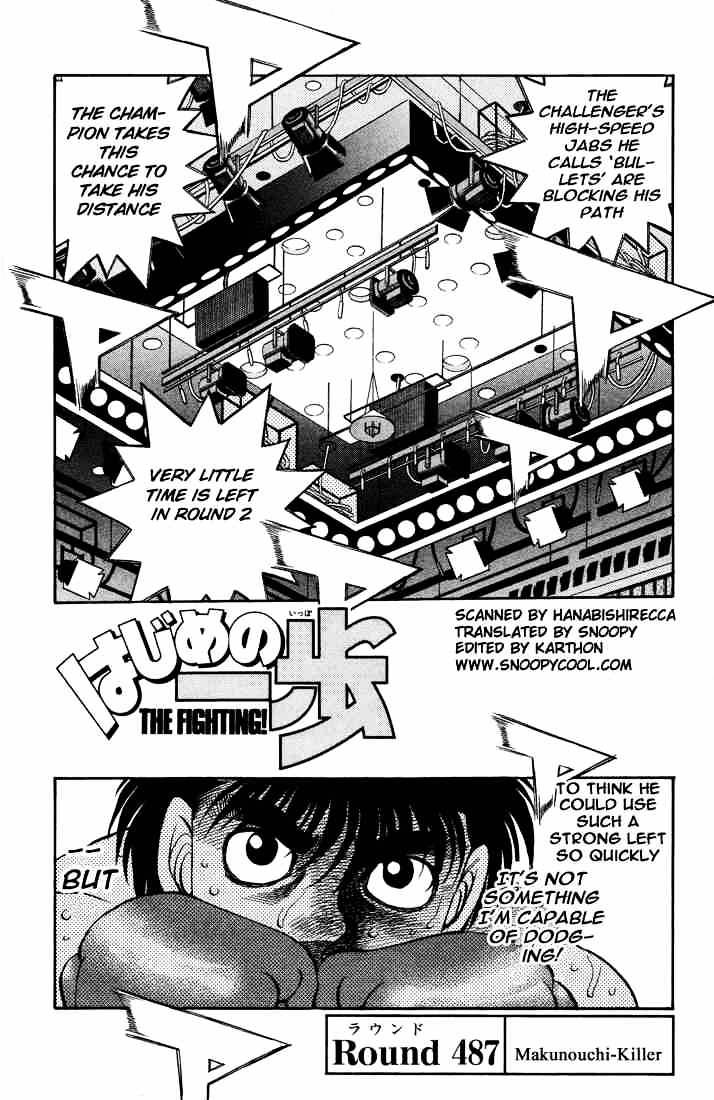 Hajime No Ippo - Chapter 487