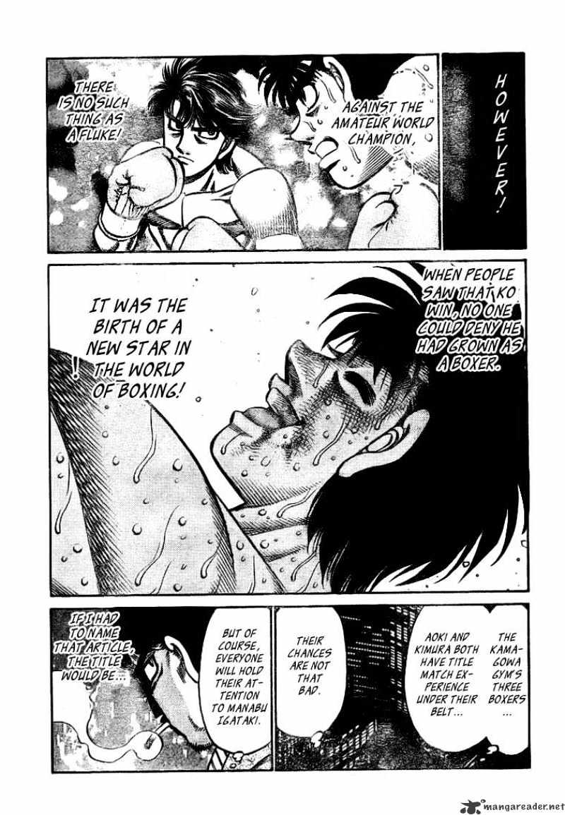 Hajime No Ippo - Chapter 793 : The Shape Of A Stone